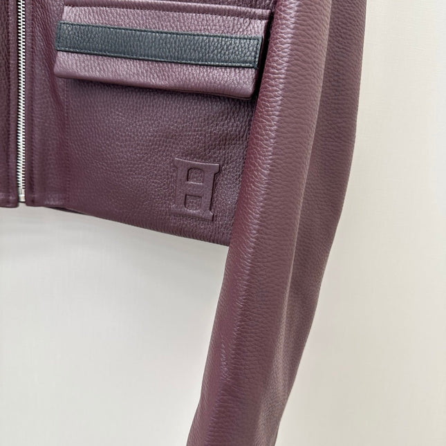 HERMES 26S LEATHER JACKET 630
