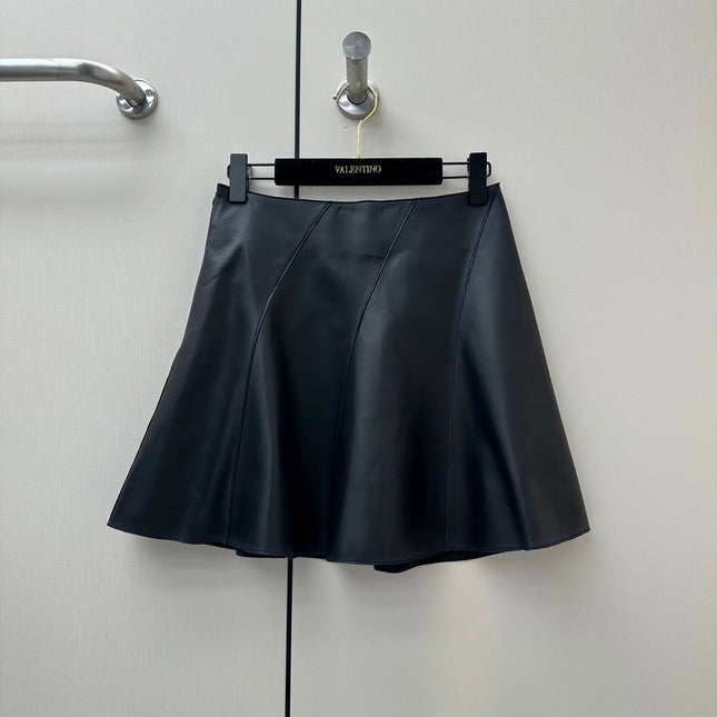 RALPH LAUREN 26S LEATHER SKIRT 714