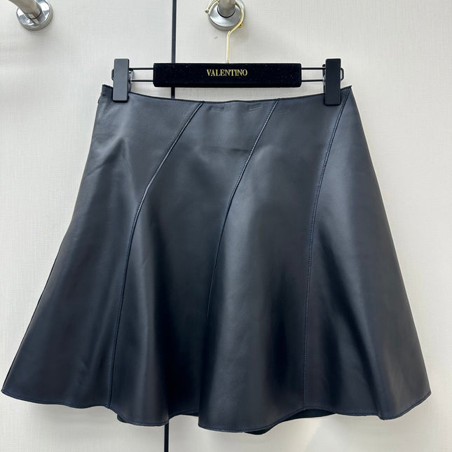RALPH LAUREN 26S LEATHER SKIRT 714