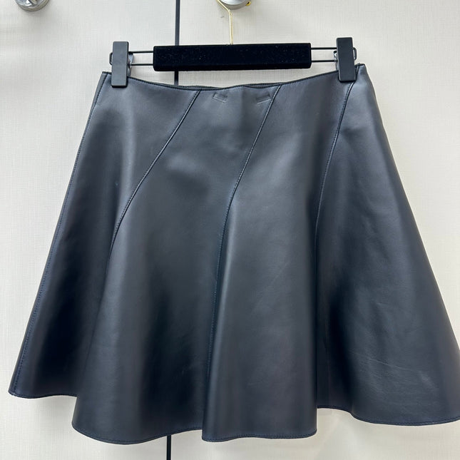RALPH LAUREN 26S LEATHER SKIRT 714