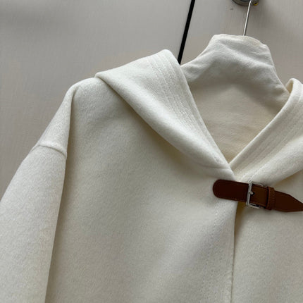 HERMES 26S CASHMERE HOODED JACKET 844