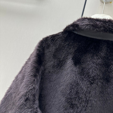 CELINE 26S ZIP-UP FUR JACKET 578