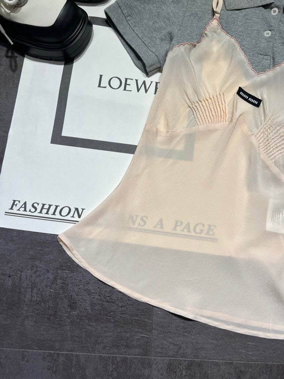 MIUMIU 26S TWO PIECE POLO SET 869