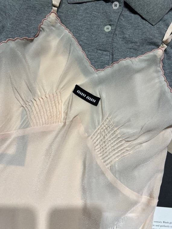 MIUMIU 26S TWO PIECE POLO SET 869