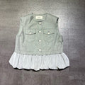 CELINE 26S SLEEVELESS PEPLUM TOP 284