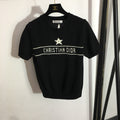 DIOR 26S SHORT-SLEEVE WOOL-BLEND SWEATER 1085