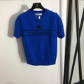 DIOR 26S SHORT-SLEEVE WOOL-BLEND SWEATER 1084