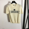 DIOR 26S SHORT-SLEEVE WOOL-BLEND SWEATER 1083