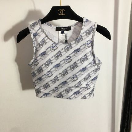 FENDI 26S SLEEVELESS TOP AND LEGGINGS SET 296