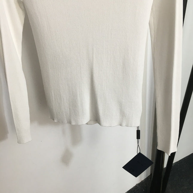 PRADA 25S FITTED KNIT SWEATER 284