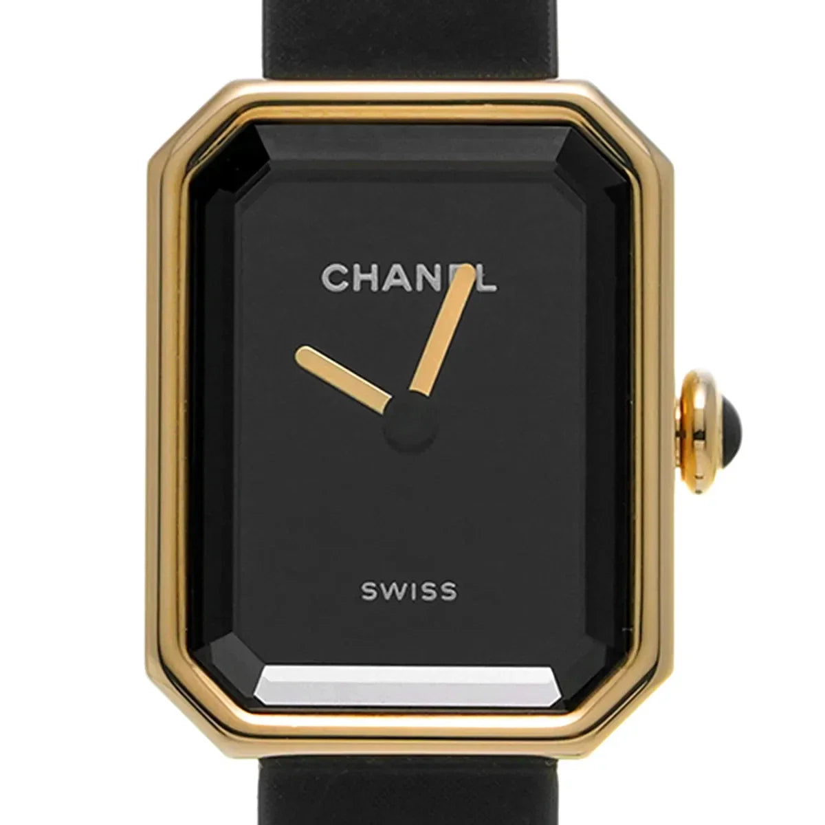 CHANEL PREMIERE H6125 YELLOW GOLD TITANIUM BLACK RUBBER WITH VELVET TOUCH