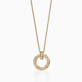 T WIRE PEDANT DIAMOND NECKLACE