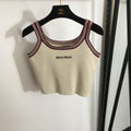 MIUMIU 26S KNITTED CAMISOLE TOP 888