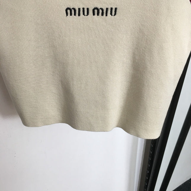 MIUMIU 26S KNITTED CAMISOLE TOP 888