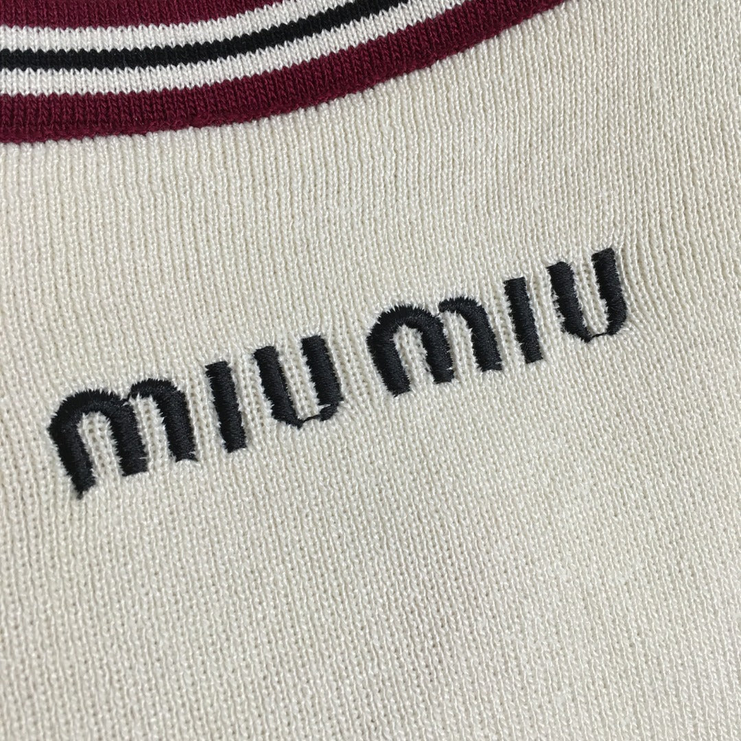 MIUMIU 26S KNITTED CAMISOLE TOP 888