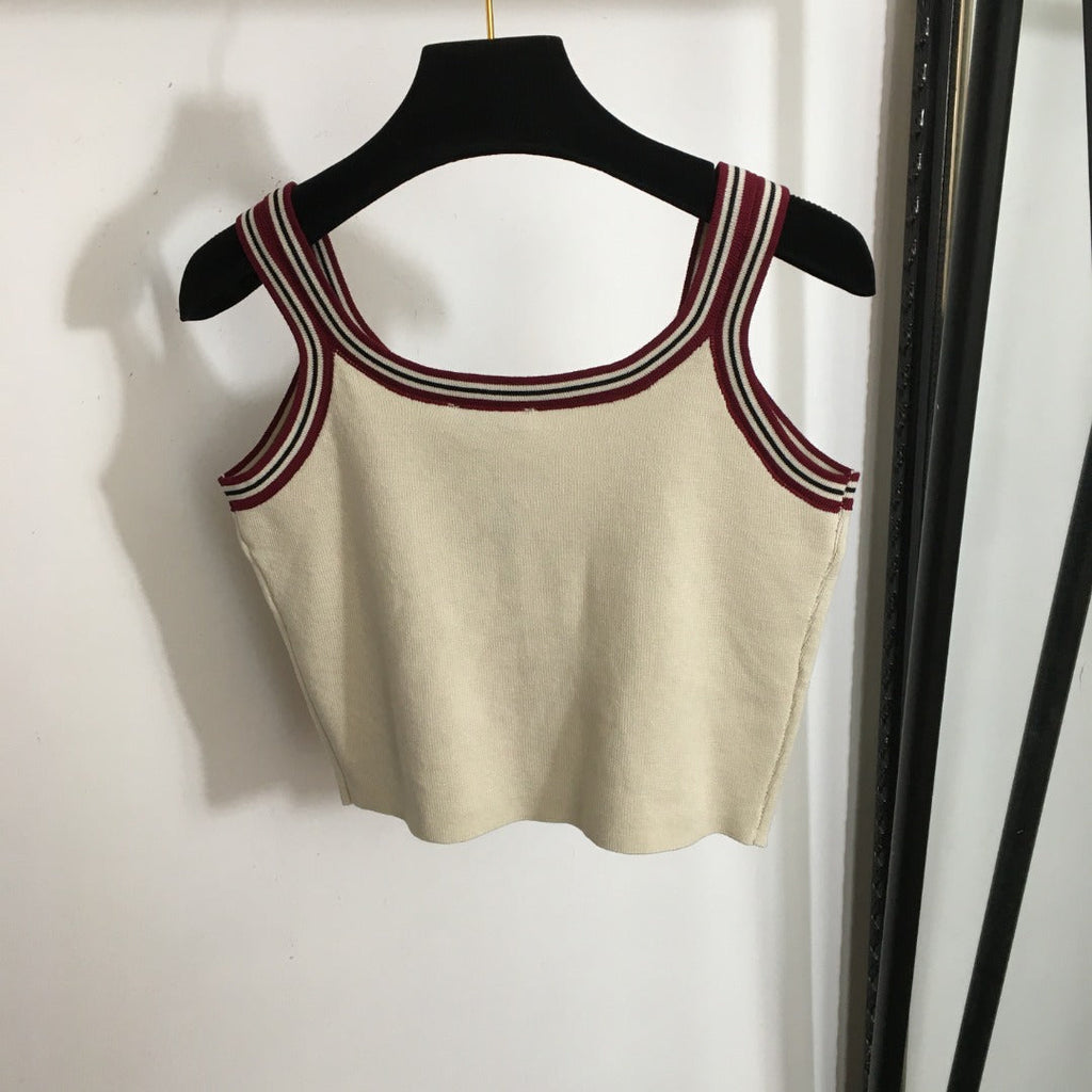 MIUMIU 26S KNITTED CAMISOLE TOP 888