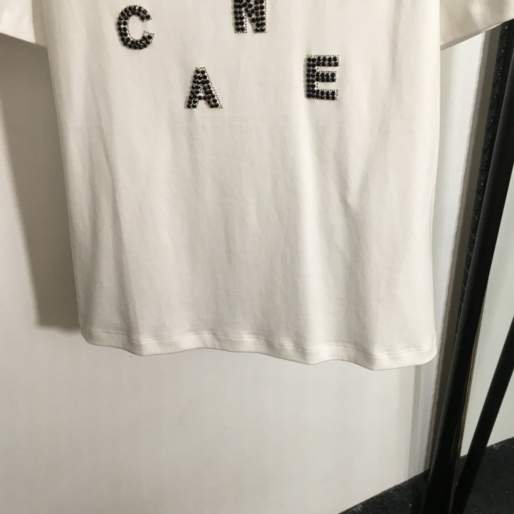 CHANEL 26S EMBELLISHED SHORT-SLEEVE T-SHIRT 850