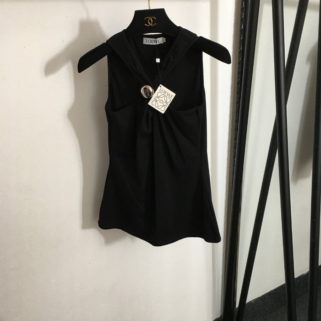 LOEWE 26S HALTER NECK SLEEVELESS TOP 377