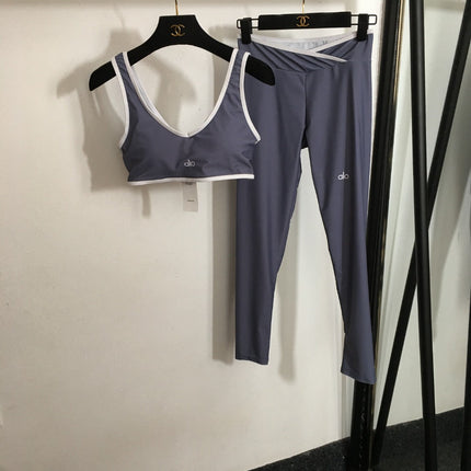 ALO 26S BRA & CROSS-WAIST LEGGINGS SET 247